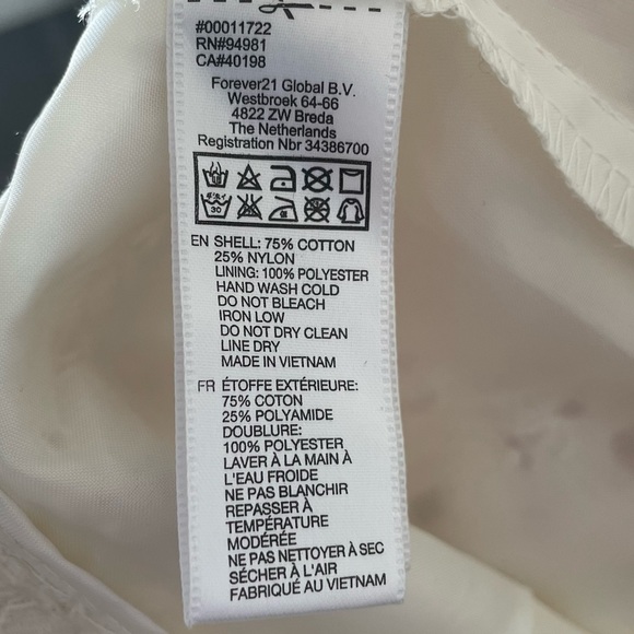 Forever 21 Lace Mini Skirt - Ivory Off-White - Picture 7 of 9